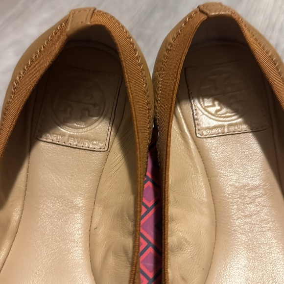Tory Burch ballet flat Caroline excellent condition camel color - Picture 5 of 10